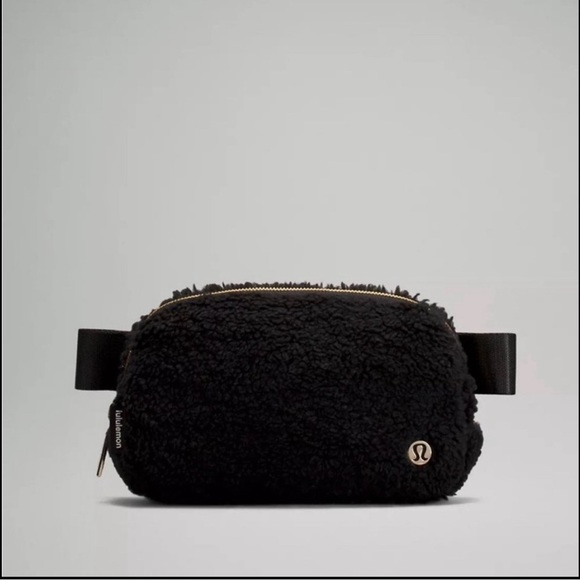 Everywhere BELT BAG Fleece black Fanny Pack LAST CHANCE Lululemon - Picture 16 of 16